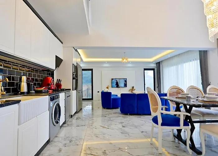 With Amazing View In - Kabak Vila Faralya