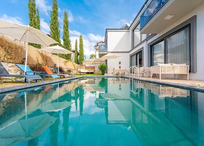 With Amazing View In - Kabak Vila Faralya